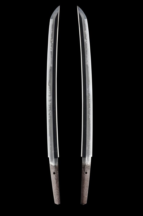 Antique Japanese Sword Wakizashi Signed by Minamoto Kunihide<br> NBTHK <span style="color: #ff0000;">Hozon</span> Certificate - Image 7