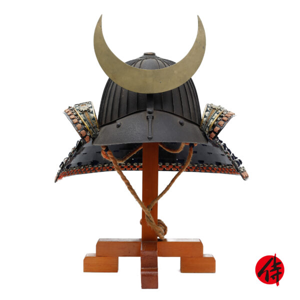Antique Samurai Helmet <br>Late Edo Period Sanjuni Ken Suji Kabuto with <span style="color: #ff0000;"><strong>Tokubetsu Kicho</strong></span> Shiryo Certificate</span></strong> (KT-32)