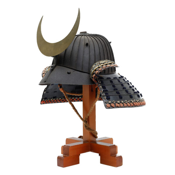 Antique Samurai Helmet <br>Late Edo Period Sanjuni Ken Suji Kabuto with <span style="color: #ff0000;"><strong>Tokubetsu Kicho</strong></span> Shiryo Certificate</span></strong> (KT-32) - Image 2