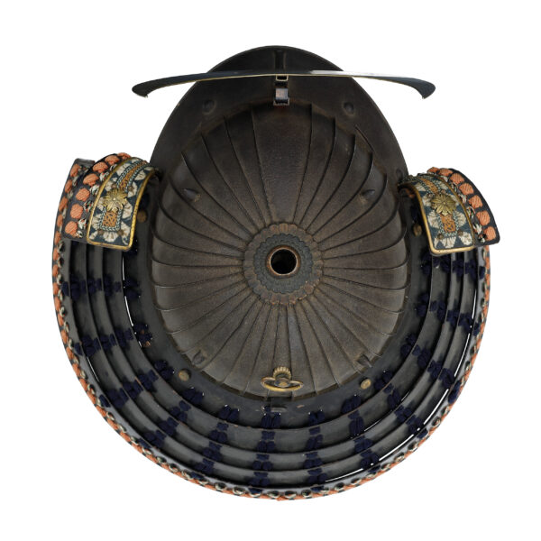 Antique Samurai Helmet <br>Late Edo Period Sanjuni Ken Suji Kabuto with <span style="color: #ff0000;"><strong>Tokubetsu Kicho</strong></span> Shiryo Certificate</span></strong> (KT-32) - Image 10