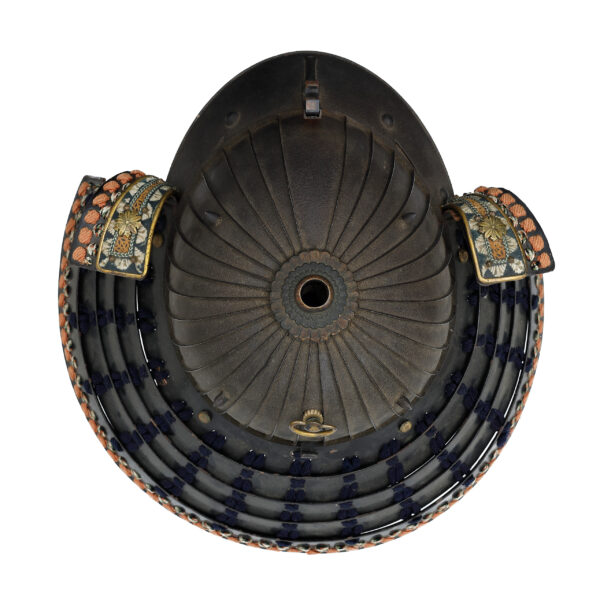 Antique Samurai Helmet <br>Late Edo Period Sanjuni Ken Suji Kabuto with <span style="color: #ff0000;"><strong>Tokubetsu Kicho</strong></span> Shiryo Certificate</span></strong> (KT-32) - Image 11