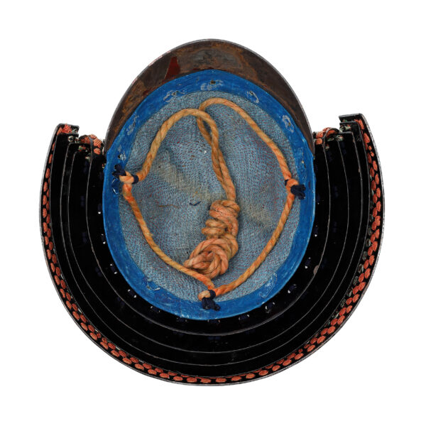 Antique Samurai Helmet <br>Late Edo Period Sanjuni Ken Suji Kabuto with <span style="color: #ff0000;"><strong>Tokubetsu Kicho</strong></span> Shiryo Certificate</span></strong> (KT-32) - Image 14