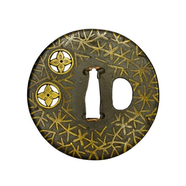 Antique Tsuba Daisho Set<br> for Samurai Sword (T-669) - Image 8