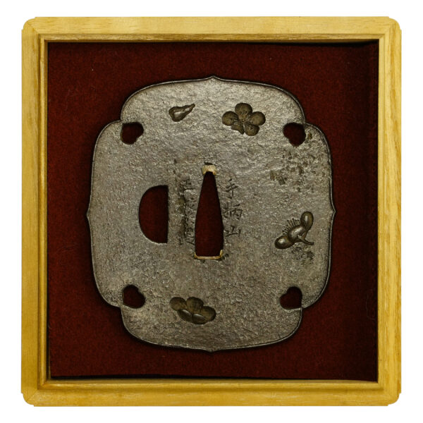 Antique Tsuba for Samurai Sword with NBTHK <strong><span style="color: #ff0000;">Tokubetsu Hozon</span></strong> Certificate (T-673) - Image 3