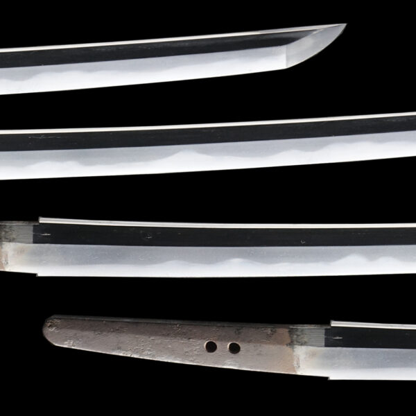 Antique Japanese Sword Wakizashi Signed by Yamato no Kami Yasusada <br>NBTHK <span style="color: #ff0000;">Hozon </span>Certificate - Image 3