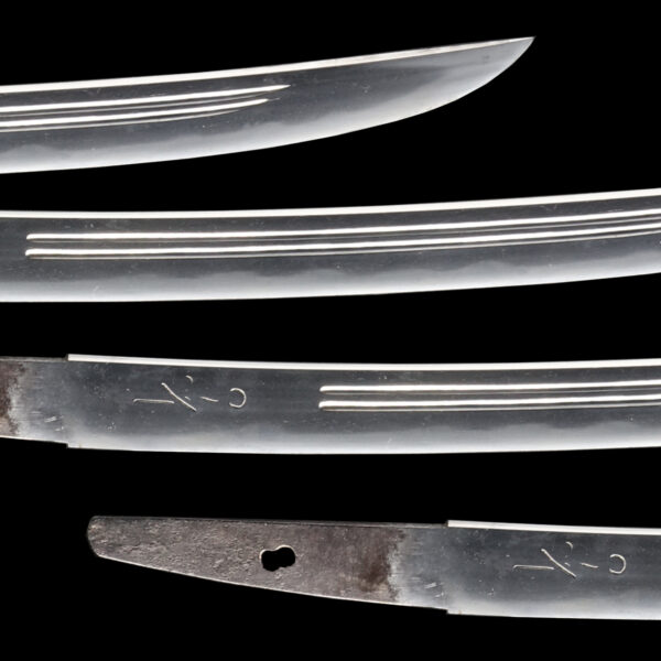 Antique Japanese Sword Wakizashi Attributed to Shimada<br>NBTHK <span style="color: #ff0000;"> Hozon</span> Certificate - Image 3