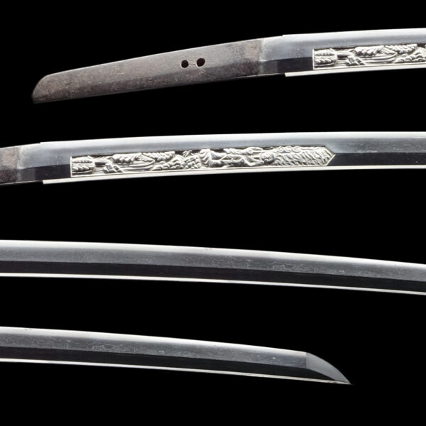 Antique Japanese Sword Katana Signed by Tomoshige<br>NBTHK Kichou Certificate - Image 2