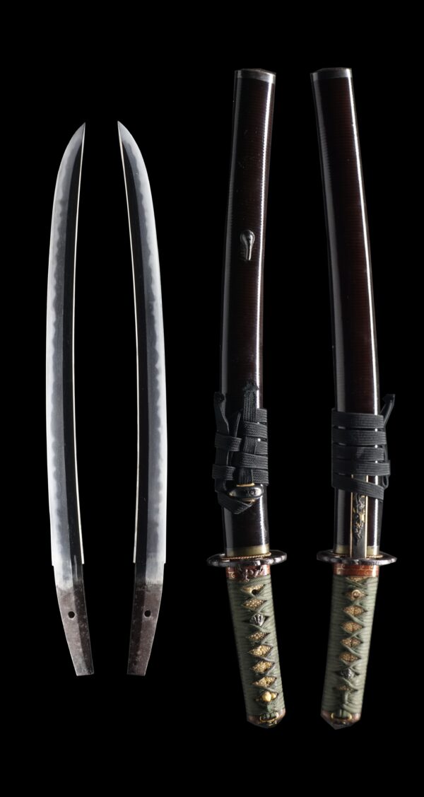 Antique Japanese Sword Wakizashi Attributed to Kanetane<br>NBTHK <span style="color: #ff0000;"> Hozon</span> Certificate - Image 8