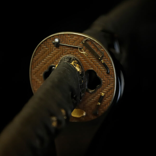 Antique Japanese Sword Wakizashi Signed by Yamato no Kami Yasusada <br>NBTHK <span style="color: #ff0000;">Hozon </span>Certificate - Image 16