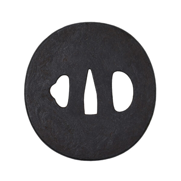 Antique Tsuba for Samurai Sword with Nihon Tousougu Kenkyukai Certificate (T-657) - Image 4