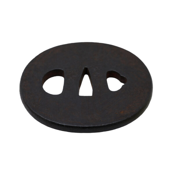 Antique Tsuba for Samurai Sword with Nihon Tousougu Kenkyukai Certificate (T-657) - Image 5