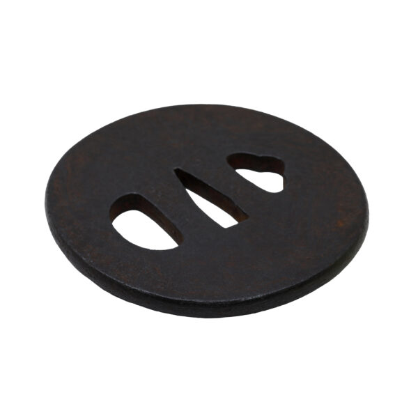 Antique Tsuba for Samurai Sword with Nihon Tousougu Kenkyukai Certificate (T-657) - Image 6