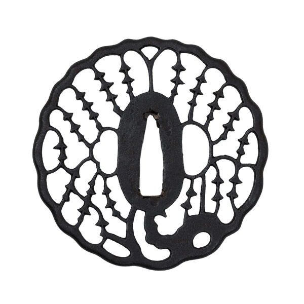 Antique Tsuba for Samurai Sword (T-676) - Image 3