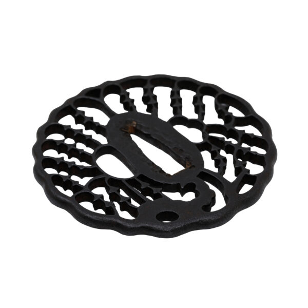 Antique Tsuba for Samurai Sword (T-676) - Image 5