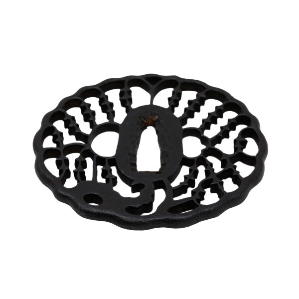 Antique Tsuba for Samurai Sword (T-676) - Image 4