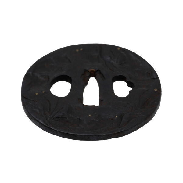 Antique Tsuba for Samurai Sword with NBTHK <strong><span style="color: #ff0000;">Hozon</span></strong> Certificate (T-693) - Image 5