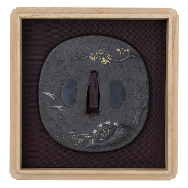 Antique Tsuba for Samurai Sword (T-695) - Image 2