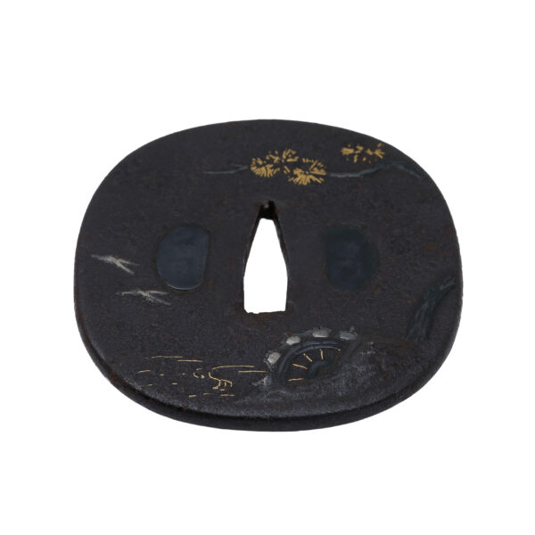 Antique Tsuba for Samurai Sword (T-695) - Image 4