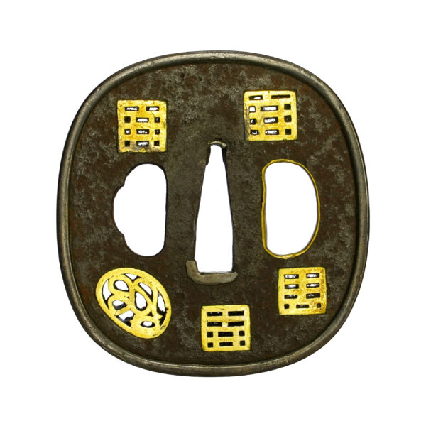 Antique Tsuba for Samurai Sword (T-672) - Image 3