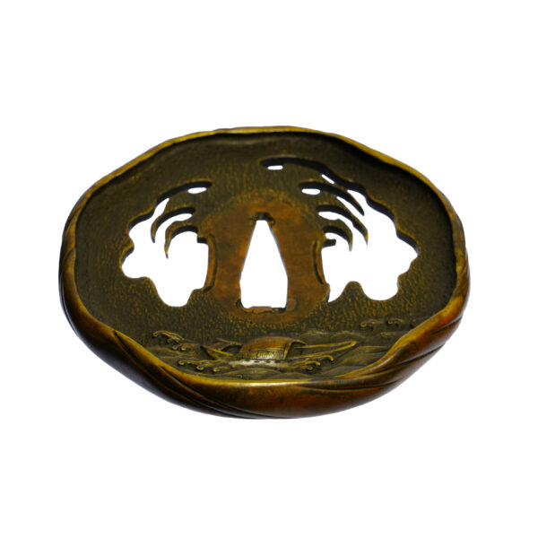Antique Tsuba for Samurai Sword (T-668) - Image 4