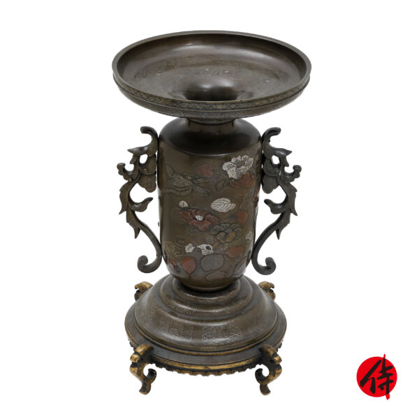 Japanese Pottery Flower Vase<br>(Tsubo-04)