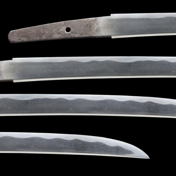 Antique Japanese Sword Wakizashi Attributed to Kanefusa <br> NTHK Kanteisho Certificate - Image 2