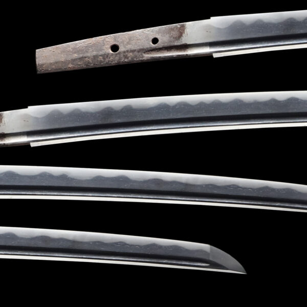 Antique Japanese Sword Wakizashi attributed to Kanenori <br>NBTHK <span style="color: #ff0000;">Hozon</span> Certificate - Image 2