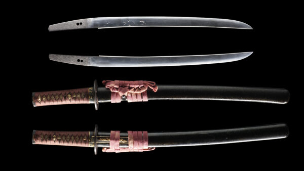 Antique Japanese Sword Wakizashi Signed by Sukemune <br>NBTHK <span style="color: #ff0000;">Hozon </span>Certificate - Image 13