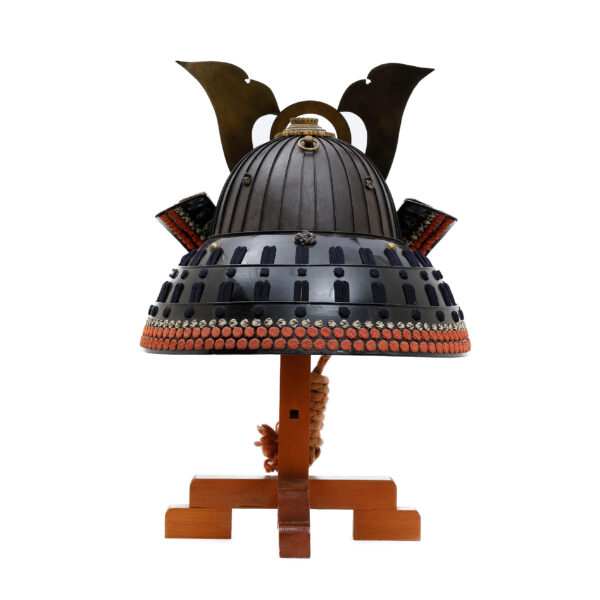 Antique Samurai Helmet <br>Late Edo Period Sanjyuni Ken Katashiro Suji Kabuto with <span style="color: #ff0000;"><strong>Tokubetsu Kicho</strong></span> Shiryo Certificate</span></strong> (KT-36) - Image 4