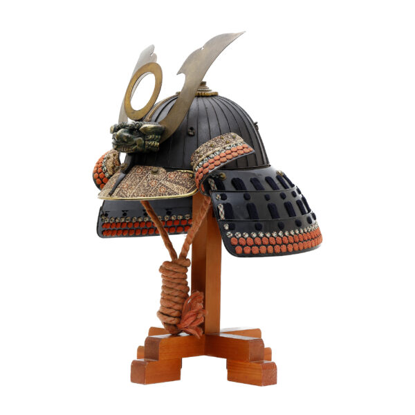 Antique Samurai Helmet <br>Late Edo Period Sanjyuni Ken Katashiro Suji Kabuto with <span style="color: #ff0000;"><strong>Tokubetsu Kicho</strong></span> Shiryo Certificate</span></strong> (KT-36) - Image 2