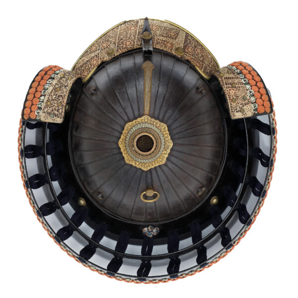 Antique Samurai Helmet <br>Late Edo Period Sanjyuni Ken Katashiro Suji Kabuto with <span style="color: #ff0000;"><strong>Tokubetsu Kicho</strong></span> Shiryo Certificate</span></strong> (KT-36) - Image 8