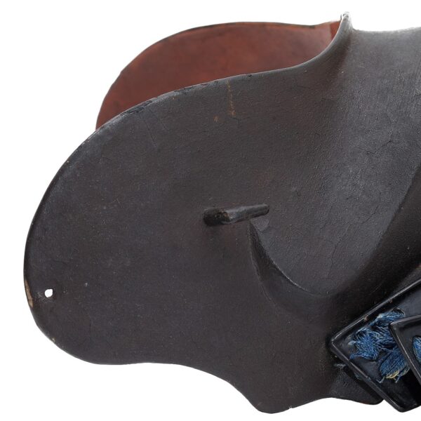 Antique Late Edo Period Menpo Face Guard for Samurai Armor (Menpo-15) - Image 6