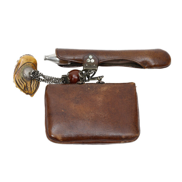 Antique Tobacco Case-Tabaco Ire and Kiseru Set (Kiseru-15) - Image 3