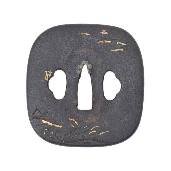 Antique Tsuba for Samurai Sword (T-704) - Image 3