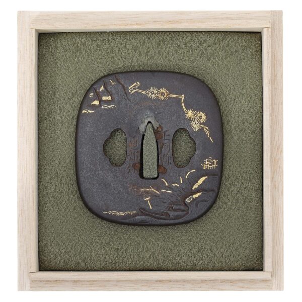 Antique Tsuba for Samurai Sword (T-704) - Image 2