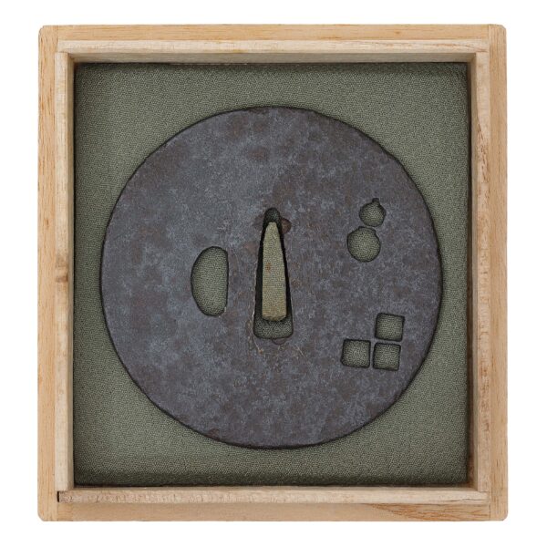 Antique Tsuba for Samurai Sword with NBTHK <strong><span style="color: #ff0000;">Hozon</span></strong> Certificate (T-705) - Image 3