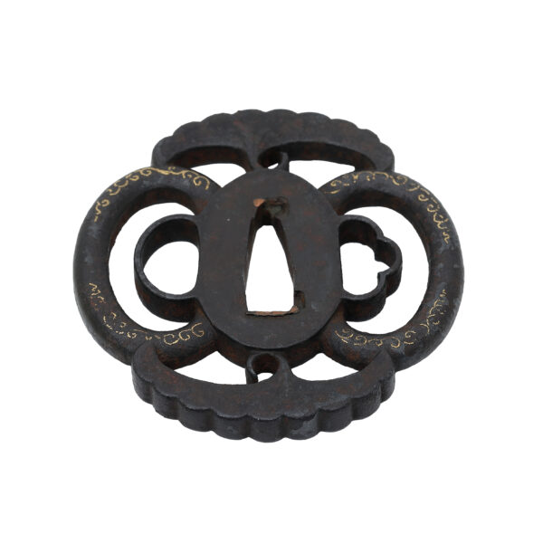 Antique Tsuba for Samurai Sword (T-709) - Image 4