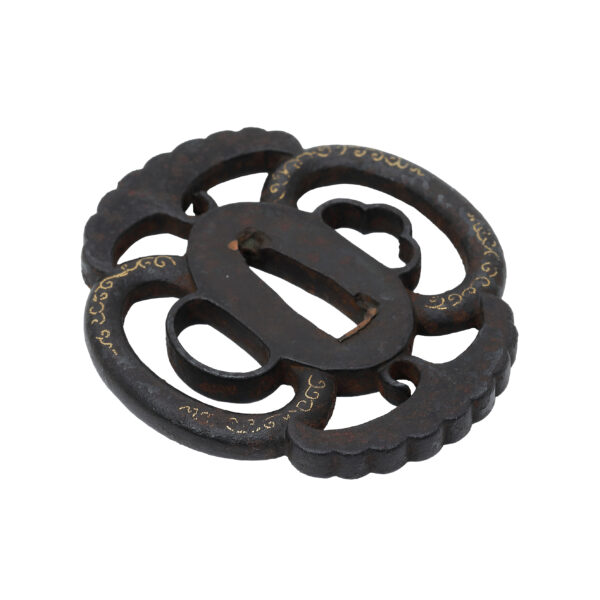 Antique Tsuba for Samurai Sword (T-709) - Image 5