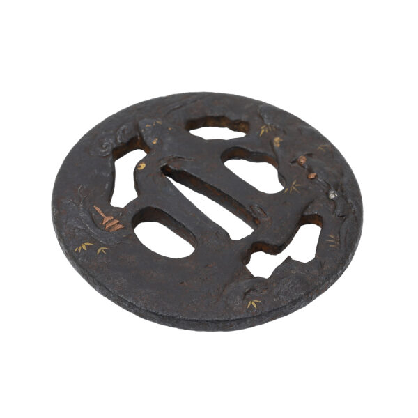 Antique Tsuba for Samurai Sword (T-710) - Image 5