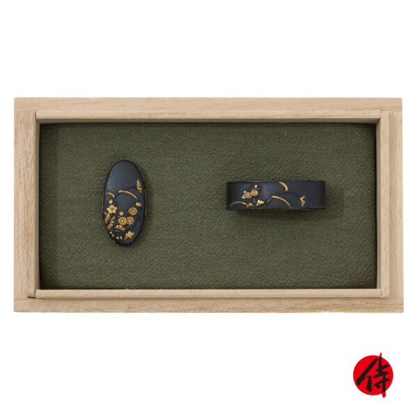 Antique Fuchi Kashira for Samurai Sword (F-48)