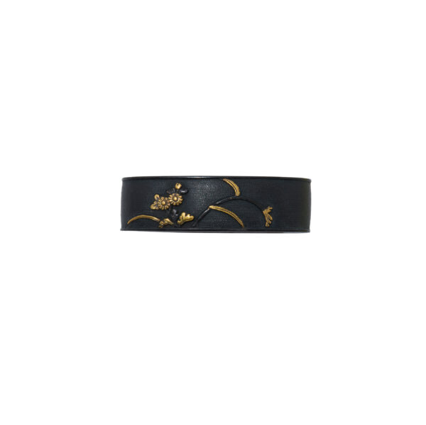 Antique Fuchi Kashira for Samurai Sword (F-48) - Image 7