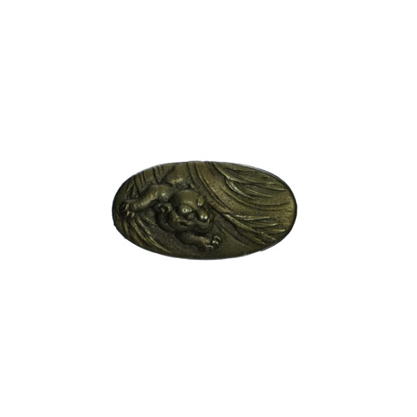 Antique Fuchi Kashira for Samurai Sword (F-33) - Image 2