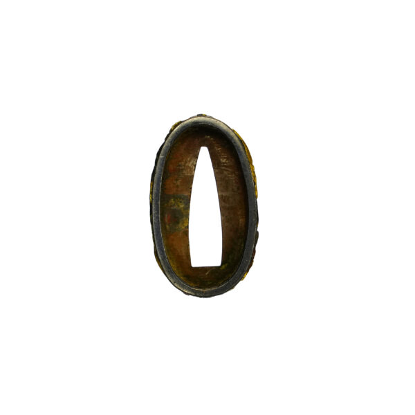 Antique Fuchi Kashira for Samurai Sword (F-34) - Image 9