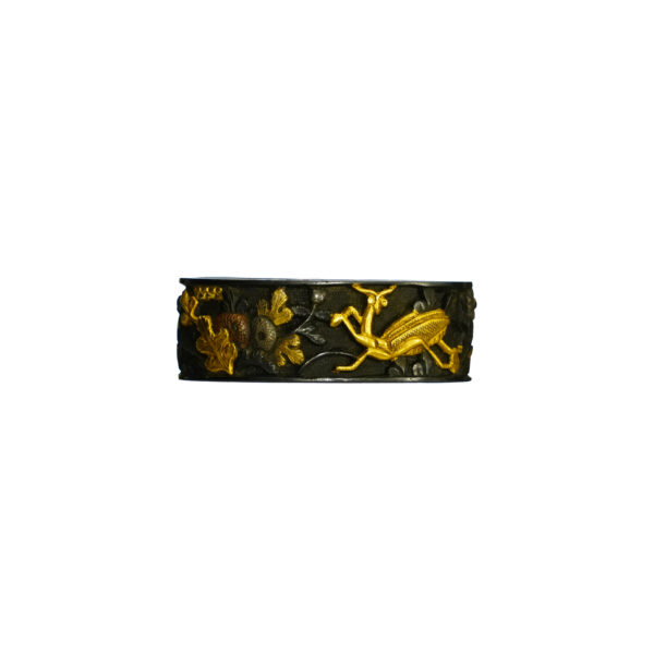 Antique Fuchi Kashira for Samurai Sword (F-34) - Image 6