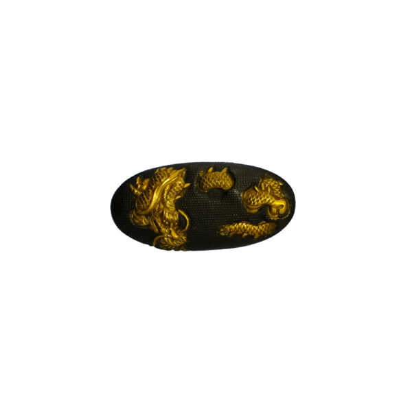 Antique Fuchi Kashira for Samurai Sword (F-38) - Image 2