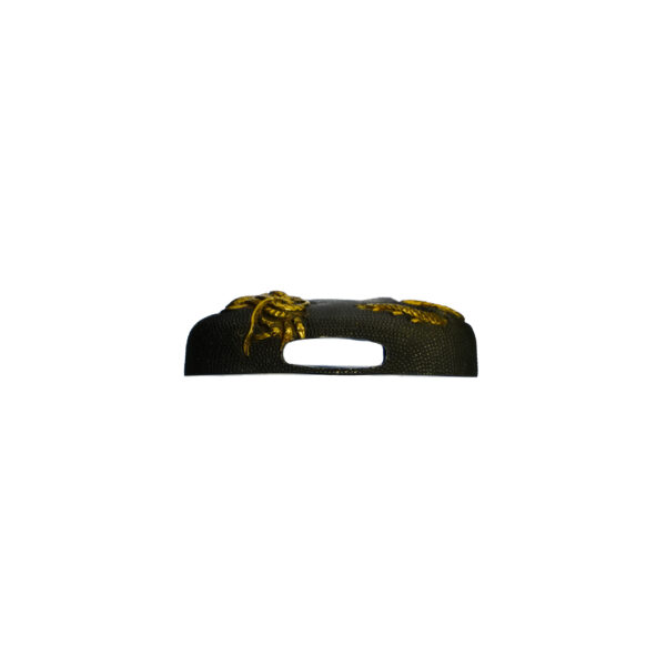 Antique Fuchi Kashira for Samurai Sword (F-38) - Image 5
