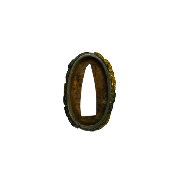 Antique Fuchi Kashira for Samurai Sword (F-38) - Image 9