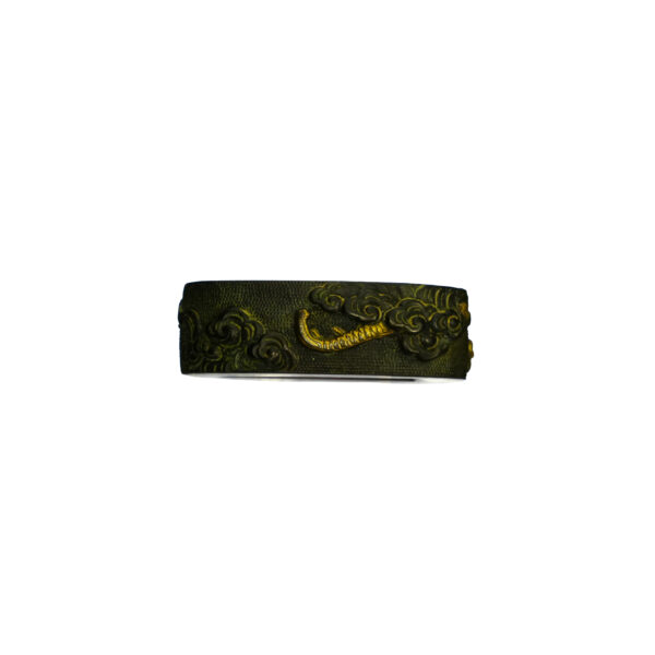 Antique Fuchi Kashira for Samurai Sword (F-38) - Image 7