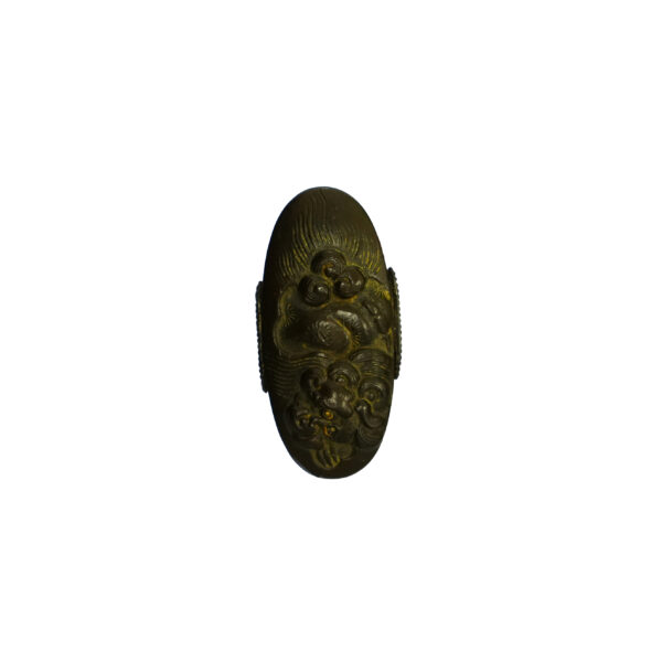 Antique Fuchi Kashira for Samurai Sword (F-39) - Image 2