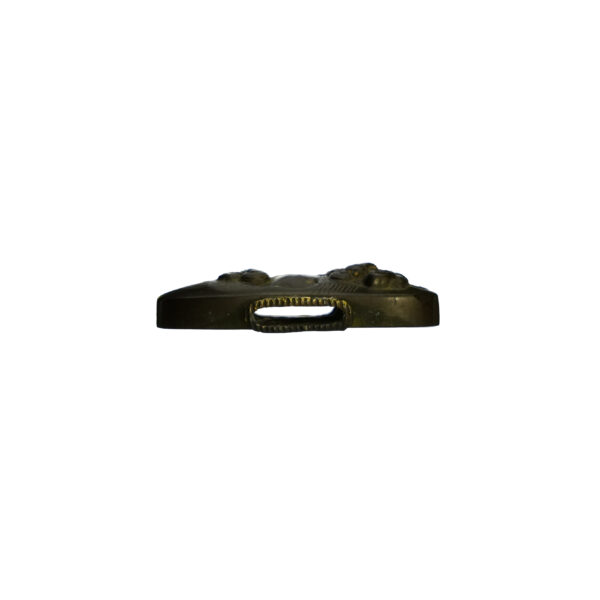 Antique Fuchi Kashira for Samurai Sword (F-39) - Image 5